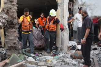 Tragic Toll: Israeli Air Strike Devastates Gaza Shelter, Claims Around 100 Lives