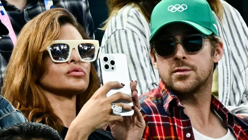 Ryan Gosling and Eva Mendes Steal the Spotlight with Rare PDA at the 2024 Paris Olympics!