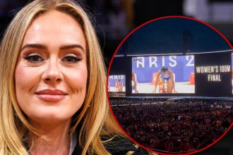 Adele Hits Pause on Munich Concert to Cheer for Women’s 100M Final!