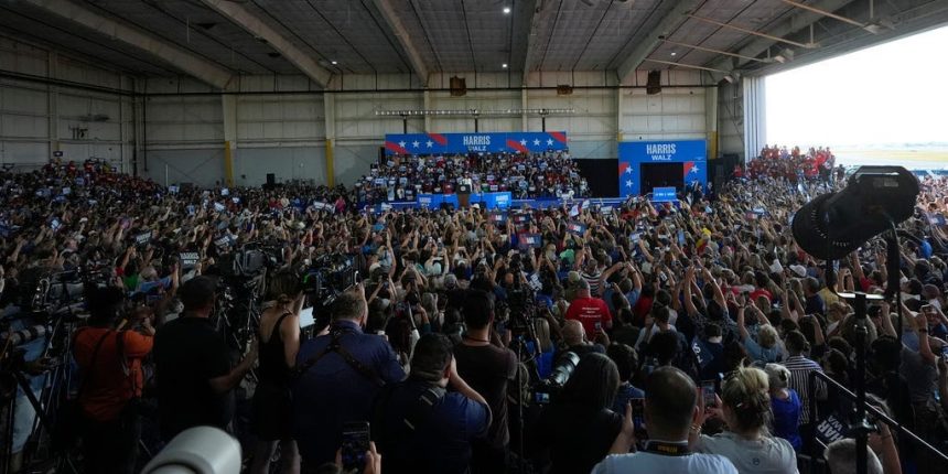 Trump’s Wild Claim: Kamala Harris’ Rally Crowd is ‘AI-Generated’ – But the Excitement is Absolutely Authentic!