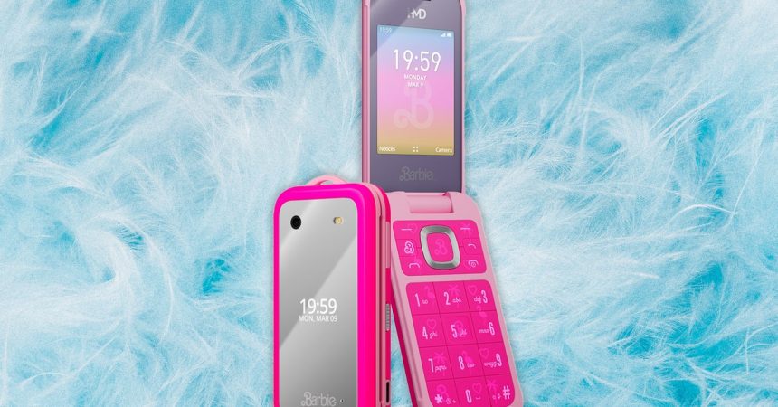 Unleash Your Inner Glam: Meet the Barbie Phone by HMD – A Sparkling Pink Flip Phone That’s Anything But Ordinary!