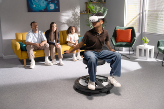 Get Ready for a Wild Ride: This Motorized VR Gaming Chair Looks Like a Rollercoaster for Your Senses!