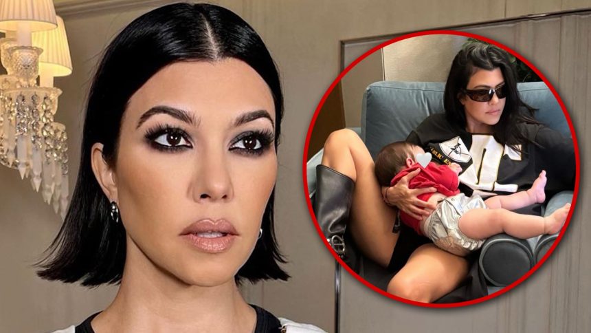 Kourtney Kardashian Shares Heartwarming Instagram Moments: Breastfeeding Rocky!