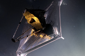 Webb Telescope Captures Stunning Image of Massive Black Hole Devouring Cosmic Material!