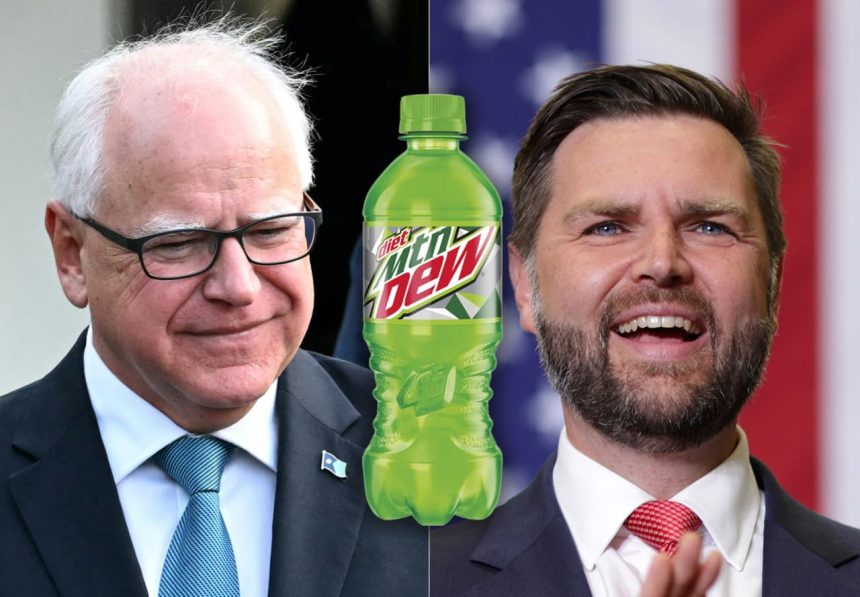 Why Tim Walz and J.D. Vance’s Fondness for Diet Mountain Dew Could Spell Trouble for the Brand