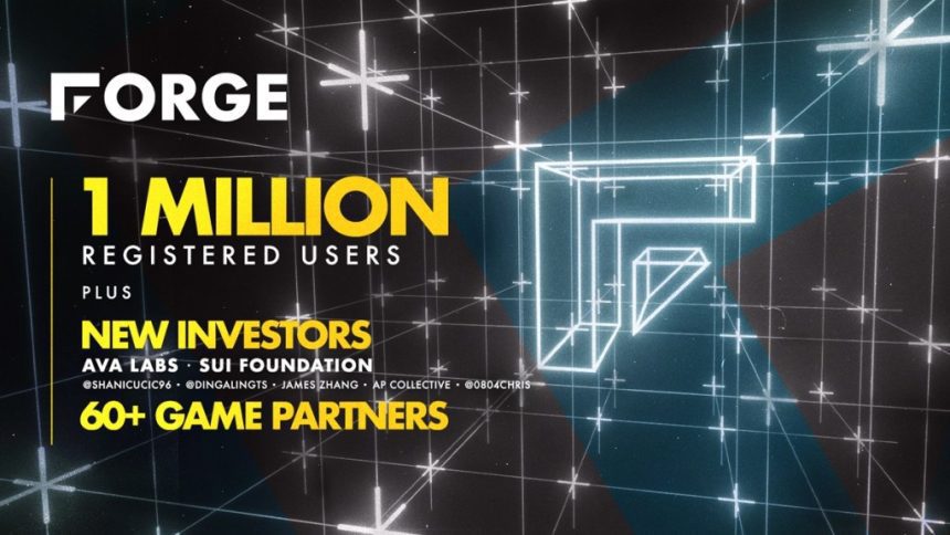 Forge Celebrates 1 Million Players Milestone and Unveils Exciting New Web3 Investors!