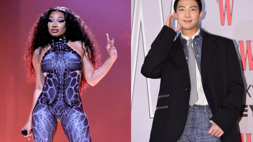 Get Ready to Vibe: Megan Thee Stallion and BTS’ RM Unite on the Hot New Track ‘Neva Play’!