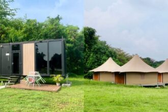 Island Getaway: My Unforgettable Glamping Tent and Tiny House Experience Near Singapore!