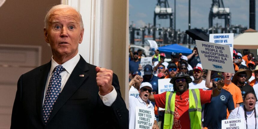 Urgent Call to Action: Biden and Officials Demand Port Companies Step Up for Striking Workers!