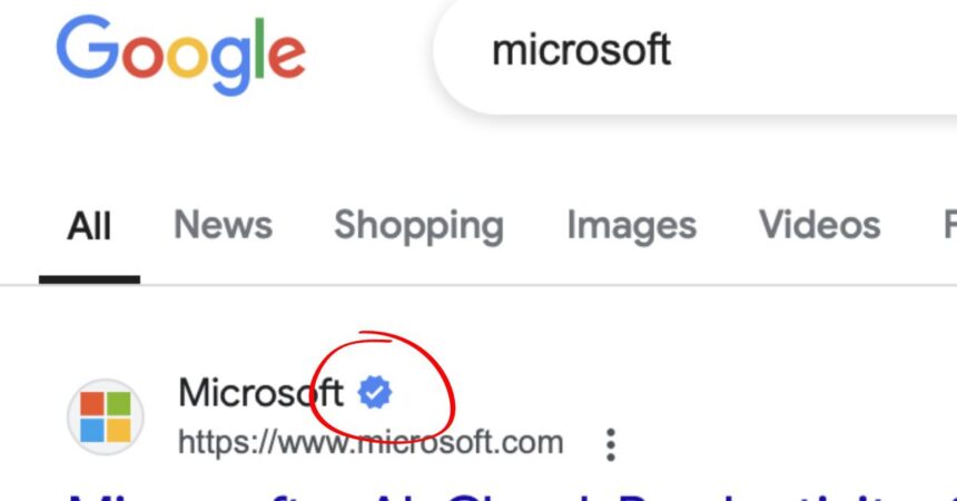 Google Trials Exciting New Verified Checkmarks in Search Results!