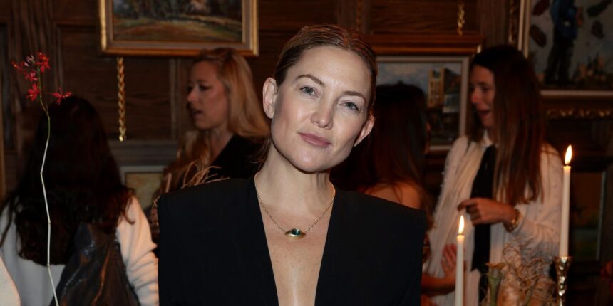 Kate Hudson Stuns in a Plunging LBD with an Unexpected Twist!