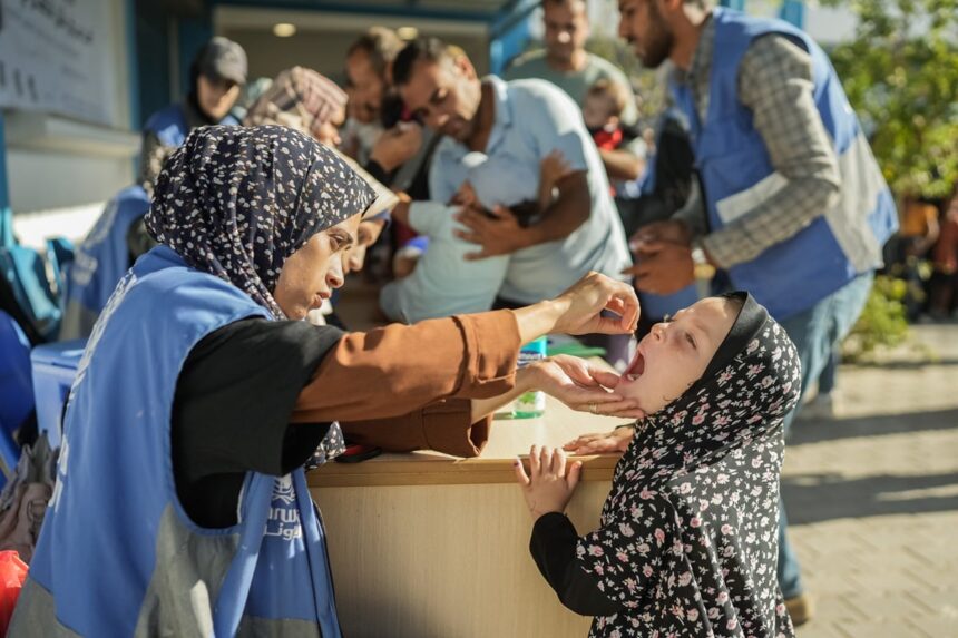 Chaos in Northern Gaza: Bombardments and Displacement Delay Critical Polio Vaccination Campaign